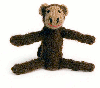 Finger Puppet - MONKEY, Organic Alpaca Wool