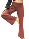 Simple Zen, Organic Cotton/Soy/Spandex Blend, on Cranberry by Tdama