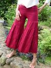 Gaucho on Ruby Red. Organic Cotton/Soy/Spandex Tdama