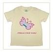 Spread your wings organic t-shirt for toddlers - buddhiwear organic clothing for children