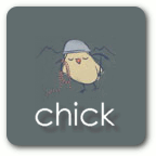chick  themed series organic tees