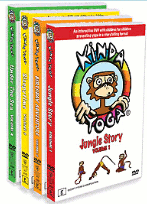 KindaYoga 4 DVDs Series at playtimeyoga.com