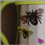 Eco Kids Safe Sippy Cup "Bees" - Bottle from Earthlust at playtimeyoga.com