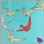 Eco Kids Safe Water Bottle Cranes from Earthlust at playtimeyoga.com
