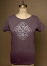 Medallion, Yoga Organic Cotton Tee, Short Sleeve by Green 3 Apparel