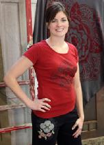 Organic Cotton Capri, Paisley on Black by Green 3 Apparel