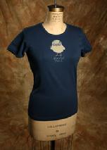 Organic Cotton Tee, "Peaceful Chick"