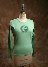 Organic Cotton Tee, "Peace on Earth Dove"
