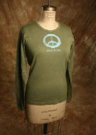 Organic Cotton, "Peaceful", Olive