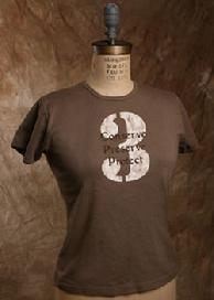 Organic Cotton Tee, "Preserve 3", Light brown