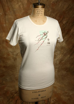 Organic Cotton Tee, "Chinese Happiness"