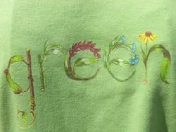 Organic Cotton Tee "Green Pea" Green
