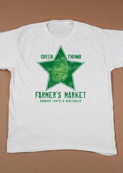 Organic Cotton Shirt for Men Green Thumb, Sale