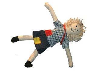 Tatty Bumpkin bendy posable Doll - GIRL