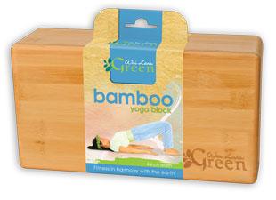 bamboo yoga block