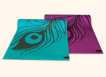 Peacock Feather Yoga & Pilates Mat