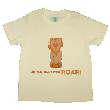 Roar like a lion eco shirt for children