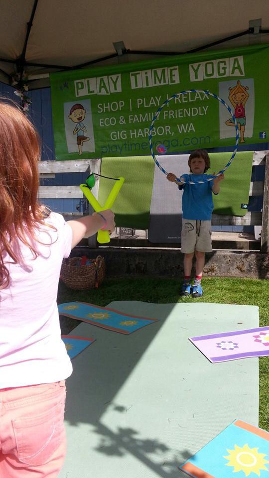 Play Time Yoga fun classes in Gig Harbor, healthy activities in the