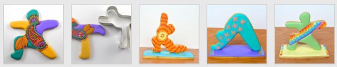 Yummi Yogis Cookie Cutters Play Time Yoga Kitchen Yogis