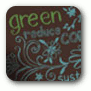 Made in USA. Green Chick Organic Tee, Color Green, Sale