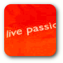 live passionately Organic Tee on red